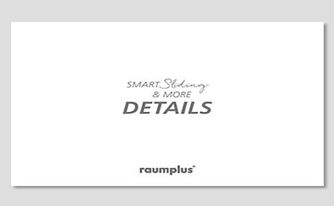 Brochure, Smart Sliding, Image details, products, product description, raumplus